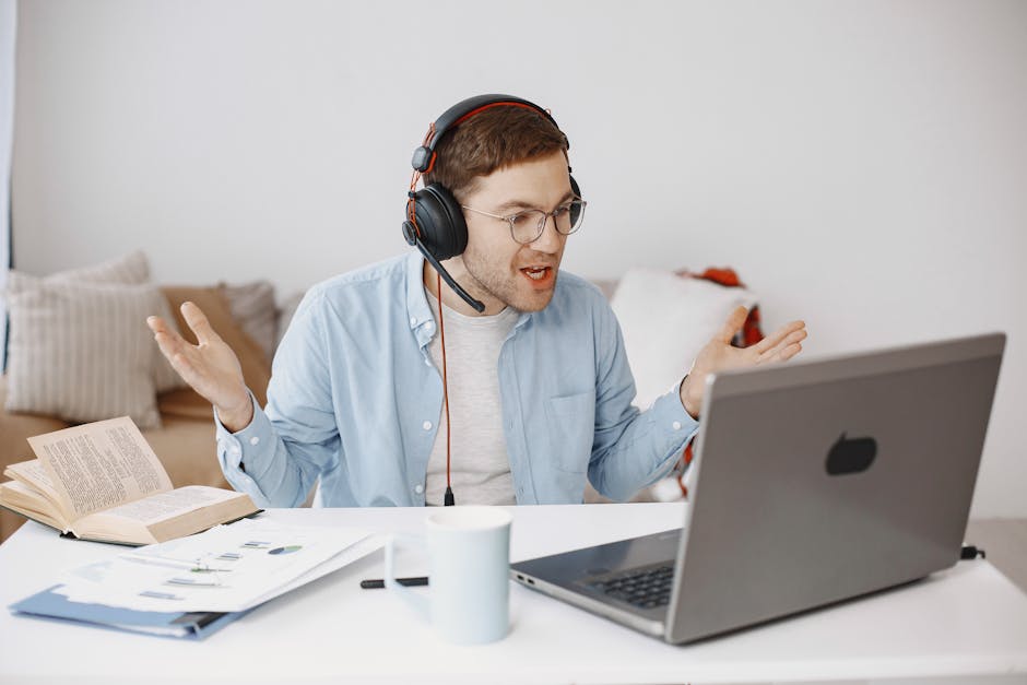 Student looking concerned during a school video call, highlighting red flags in online visits