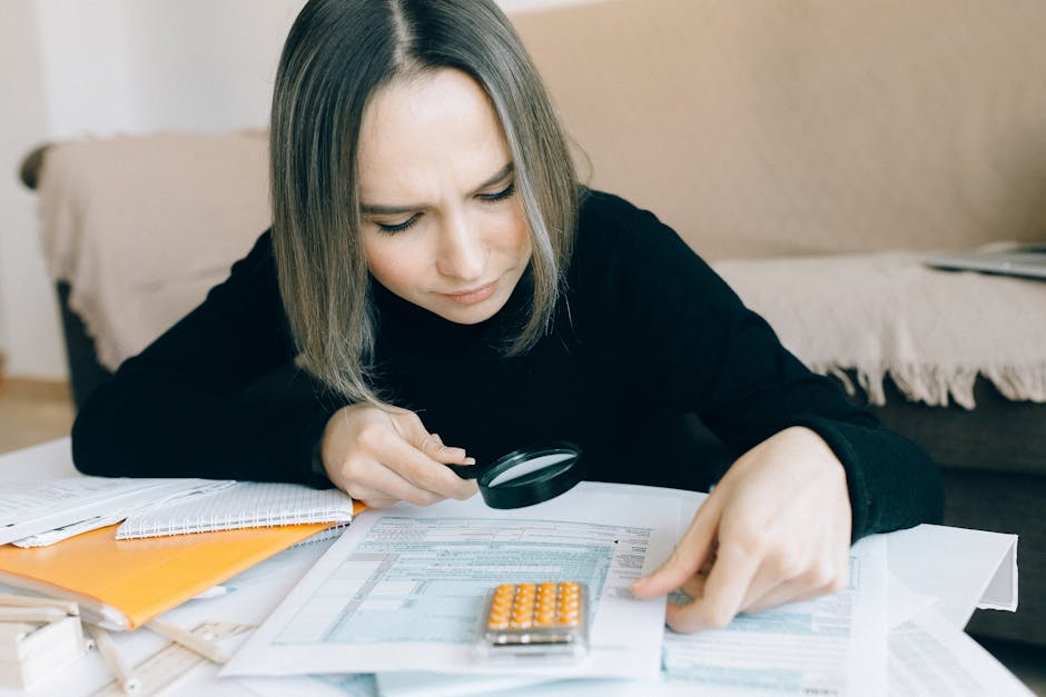 Student looking at a degree audit document with a missing requirement notice