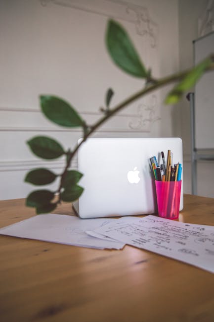 Student reviewing a structured study and mock interview plan on a desk