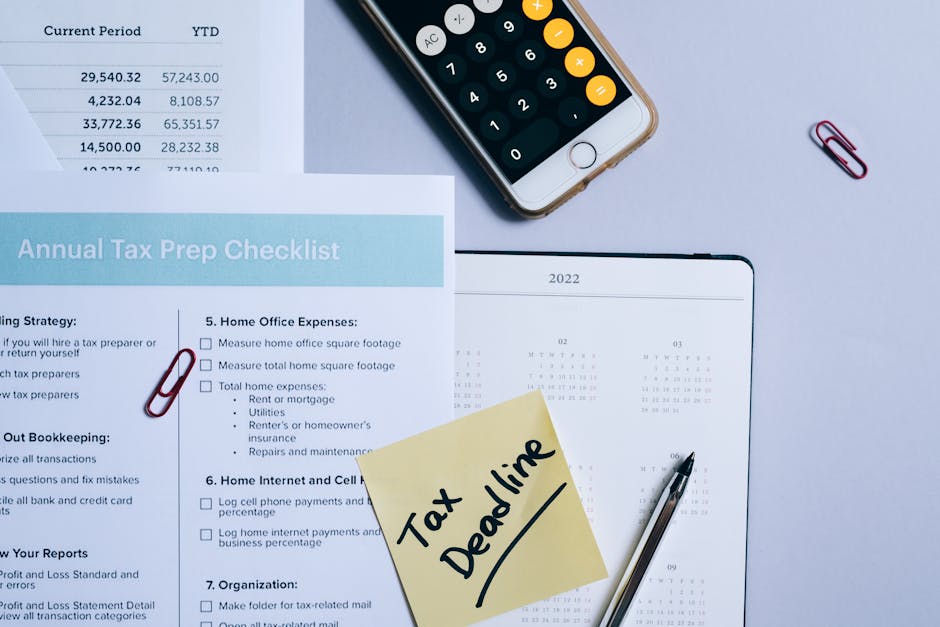 Deadline Mastery checklist on a clipboard, tracking submissions, tests, and enrollment steps—photo on a desk.