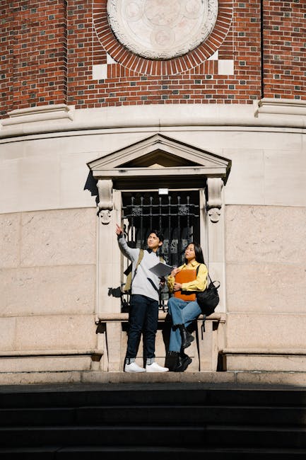 Student checklist photo on a university campus, Top 10 Questions to Ask During a visit before you enroll