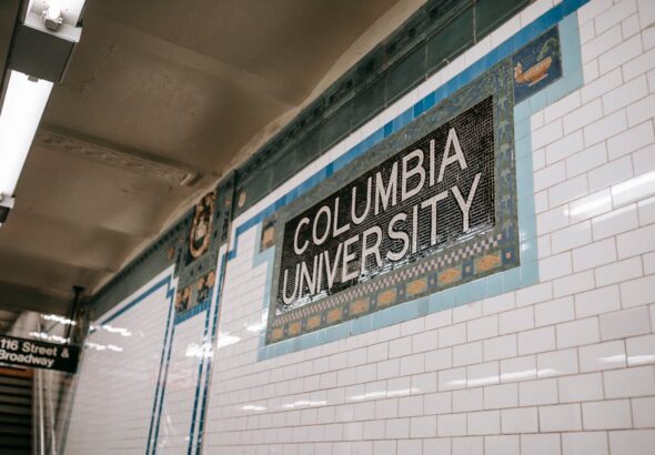 Students comparing Public vs. Private Universities on a side-by-side chart of costs, quality, and outcomes.