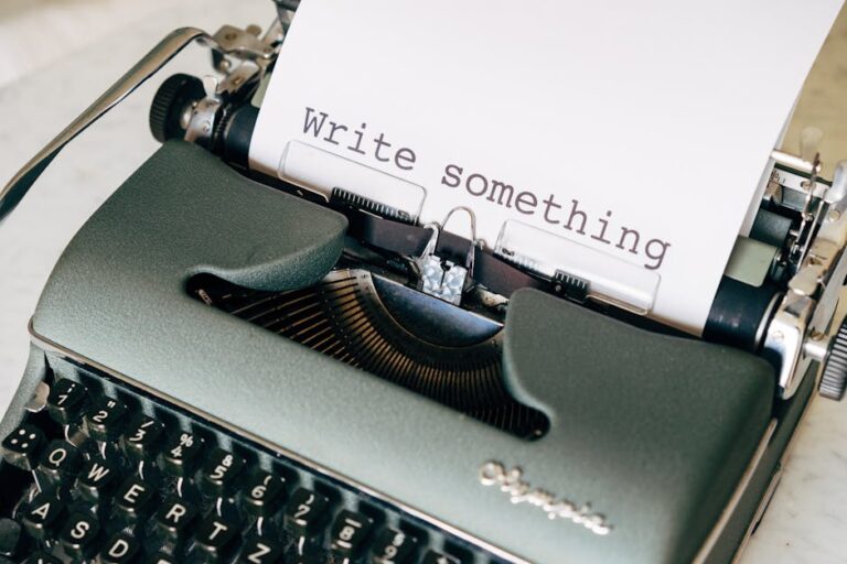 Writing a Winning Statement of Purpose: Structure, Prompts, and Real-World Examples shown by a writer at a desk.